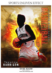 Trenton-Harrison - Basketball Sports Enliven Effects Photography Template