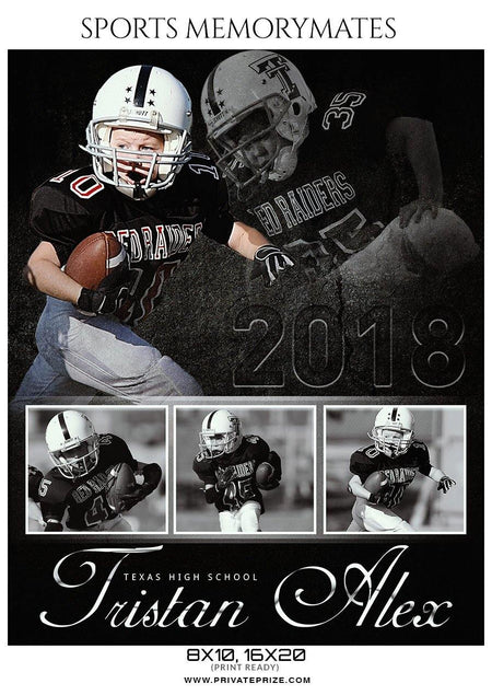 Tristan Alex - Football Sports Memory Mates Photography Template - PrivatePrize - Photography Templates