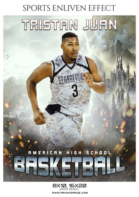 Tristan Juan - Basketball Sports Enliven Effects Photography Template - PrivatePrize - Photography Templates