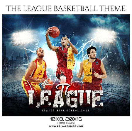 The League - Basketball Sports Themed  Photography Template - PrivatePrize - Photography Templates