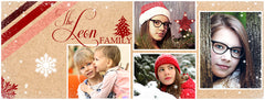The Leon Family - Christmas Facebook Timeline Cover