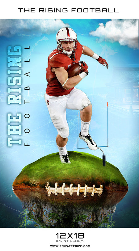 The Rising Football Themed Sports Template - Photography Photoshop Template