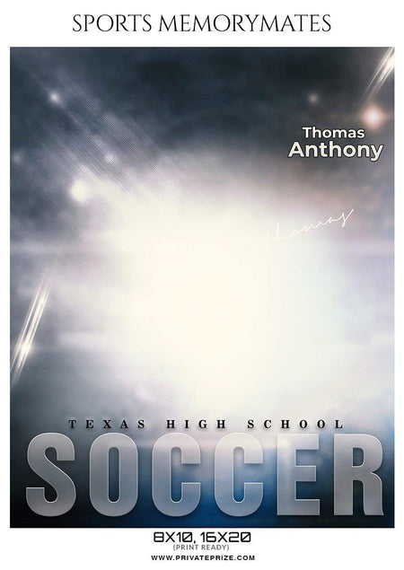 Thomas Anthony - Soccer Memory Mate Photoshop Template - PrivatePrize - Photography Templates