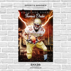 Thomas Drake - Sports Banner Photoshop Template