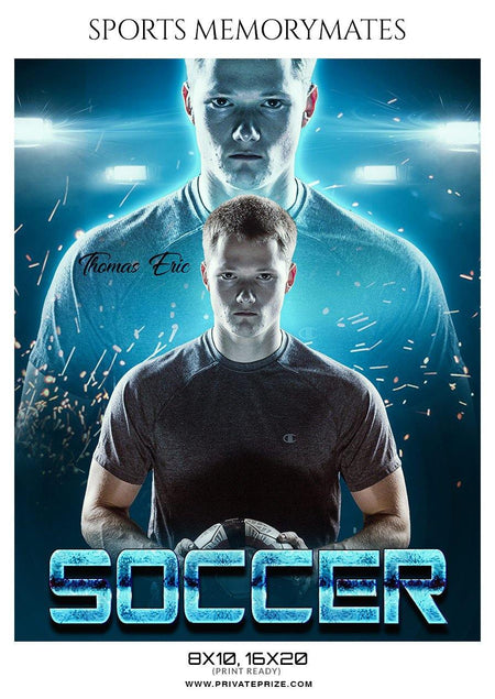 Thomas Eric - Soccer Memory Mate Photoshop Template - PrivatePrize - Photography Templates