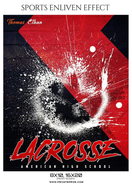 Thomas Ethan - lacrosse Sports Enliven Effect Photography Template - PrivatePrize - Photography Templates