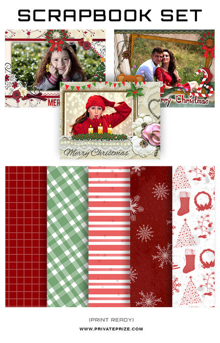 Scrapbook Kit- Love - Photography Photoshop Template
