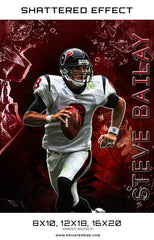 Shattered Effect Football Steve High School Sports Template -  Enliven Effects