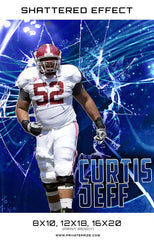 Shattered Effect Football High School Sports Template -  Enliven Effects