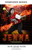 Airbender Series Softball 2017 Sports Template -  Enliven Effects - Photography Photoshop Template
