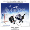 Ohio Islander Themed Sports Template - Photography Photoshop Template