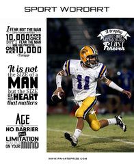 Sports Word Art Overlays - A Trophy Forever