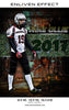 Trae Ollie 2017 Football High School Sports Template -  Enliven Effects - Photography Photoshop Template