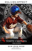 Steve North Carolina Baseball Sports Template -  Enliven Effects - Photography Photoshop Template