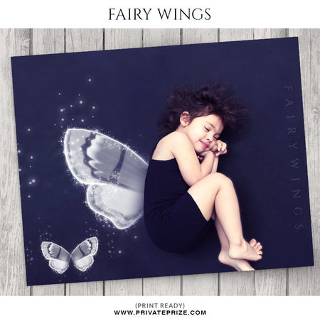 Fairy Wings Overlay - Photography Photoshop Template