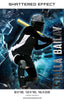 Shattered Effect Softball High School Sports Template -  Enliven Effects - Photography Photoshop Template
