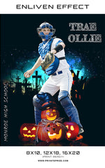 Trae Olle Baseball Halloween Template -  Enliven Effects