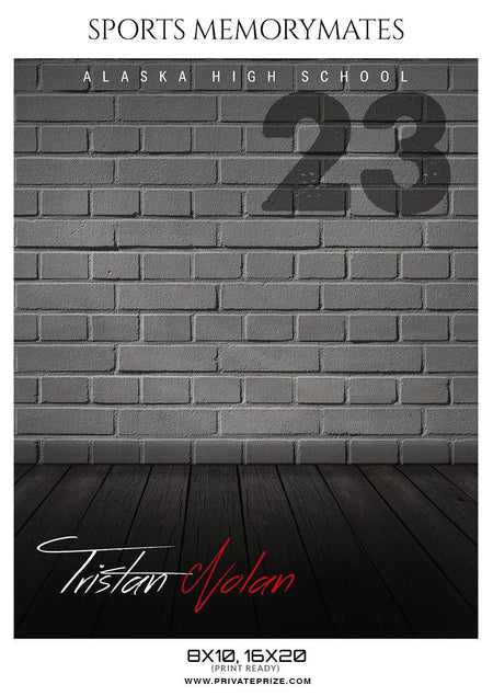 Tristan Nolan - Basketball Memory Mate Photoshop Template - PrivatePrize - Photography Templates