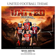 United Football - Themed Sports Photography Template