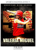 Valeria Miguel - Softball Sports Enliven Effect Photography template - PrivatePrize - Photography Templates