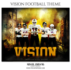 Vision - Football Themed Sports Photography Template