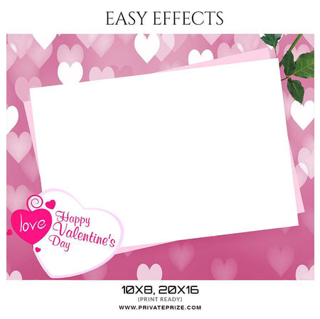 Valentine - Easy Effects - PrivatePrize - Photography Templates
