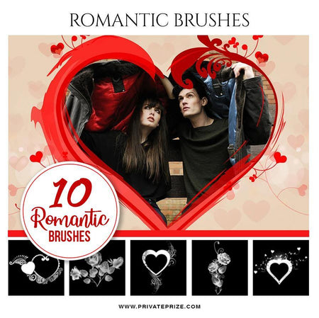 Valentine romantic Brushes - PrivatePrize - Photography Templates