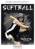 Valeria Jaxson - Softball Sports Enliven Effect Photography template - PrivatePrize - Photography Templates