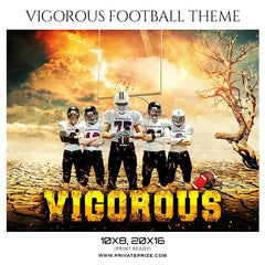 Vigorous - Football Themed Sports Photography Template