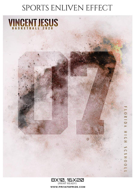 Vincent Jesus - Basketball Sports Enliven Effect Photography Template - PrivatePrize - Photography Templates