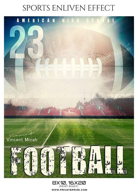 Vincent Micah - Football Sports Enliven Effect Photography Template - PrivatePrize - Photography Templates