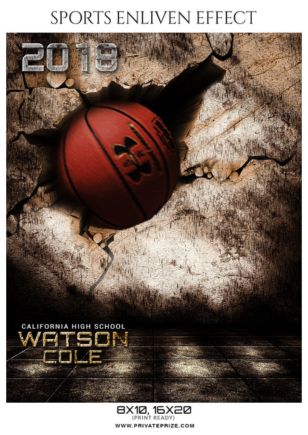 Watson Cole - Basketball Sports Enliven Effects Photography Template