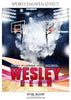 WESLEY DEAN BASKETBALL- SPORTS ENLIVEN EFFECT - Photography Photoshop Template