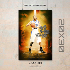 WILLARD JACK BASKETBALL - ENLIVEN EFFECTS SPORTS BANNER TEMPLATE