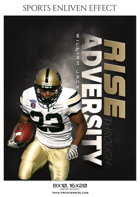 WILLIAM JACK-FOOTBALL- SPORTS ENLIVEN EFFECT - Photography Photoshop Template