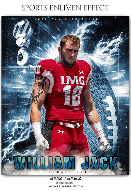 William Jack - Football Sports Enliven Effect Photography Template - PrivatePrize - Photography Templates