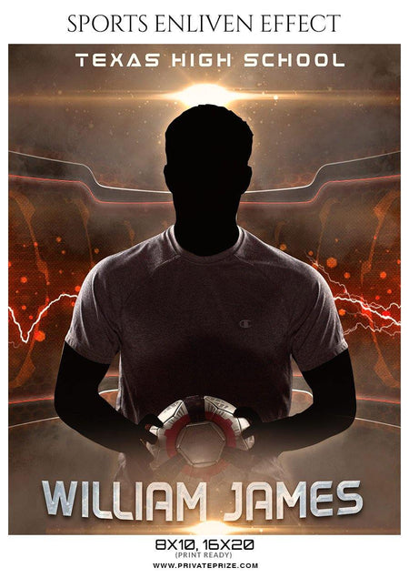 William  James - Soccer Sports Enliven Effects Photography Template - PrivatePrize - Photography Templates