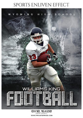 Williams King - Football Sports Enliven Effect Photography Template