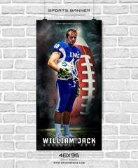 William Jack - Football Sports Banner Photoshop Template