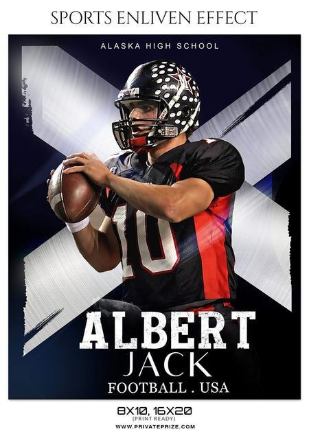 ALBERT JACK - FOOTBALL SPORTS PHOTOGRAPHY - Photography Photoshop Template