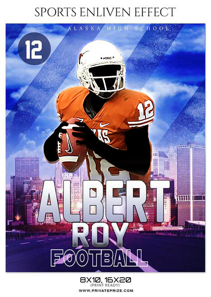 ALBERT ROY - FOOTBALL SPORTS PHOTOGRAPHY - Photography Photoshop Template