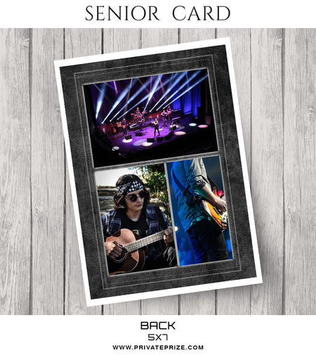 Allen- Senior Photocard - Photography Photoshop Template