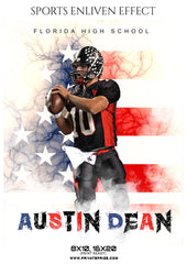 Austin Dean - Football Sports Enliven Effect Photography Template