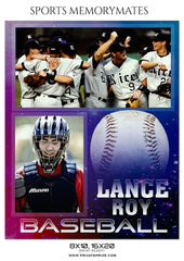 LANCE ROY BASEBALL - SPORTS MEMORY MATE