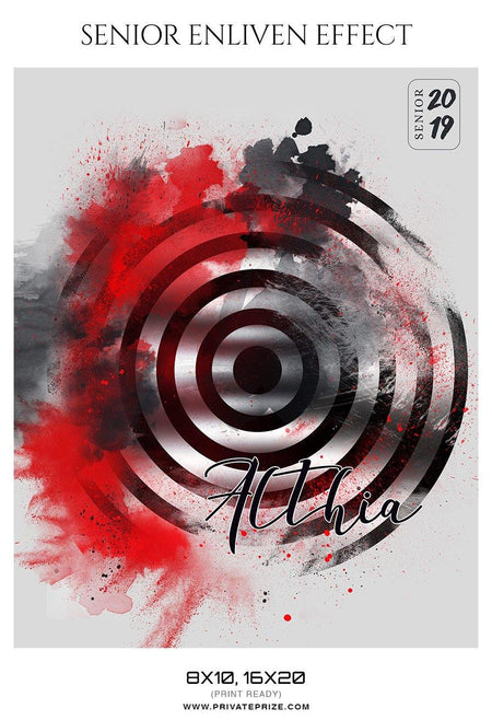 Althia - Senior Enliven Effect Photography Template - PrivatePrize - Photography Templates
