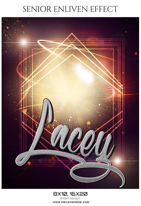 Lacey - Senior Enliven Effect Photography Template - PrivatePrize - Photography Templates