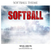 Softball - Themed Sports Photography Template - PrivatePrize - Photography Templates