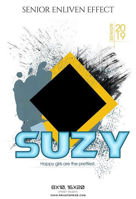 Suzy - Senior Enliven Effect Photography Template - PrivatePrize - Photography Templates