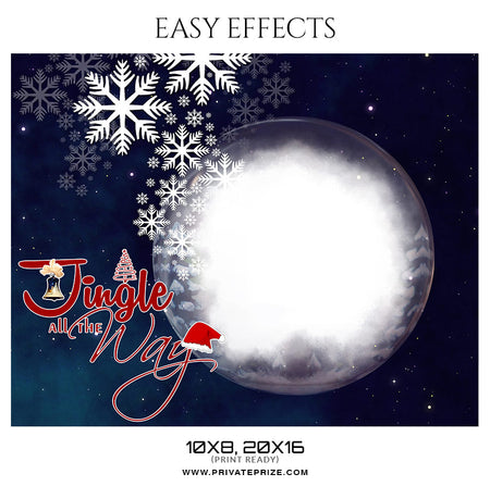 Christmas Easy Effects - Photography Photoshop Template