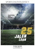 Jalen Leon - Football Sports Enliven Effect Photography Template - PrivatePrize - Photography Templates